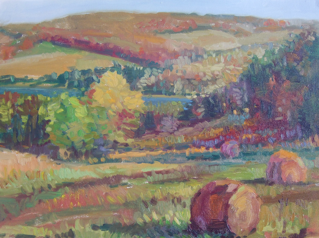 End of the Season11" x 15" Oil on canvas