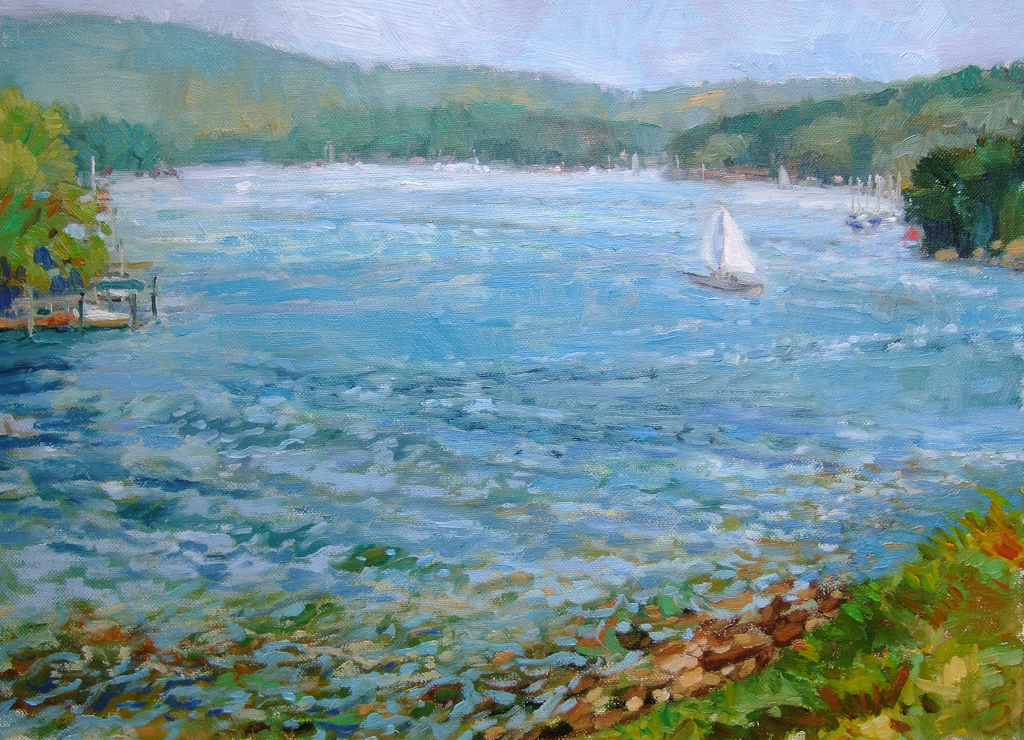 Deep Creek View III11" x 14"Oil on canvas