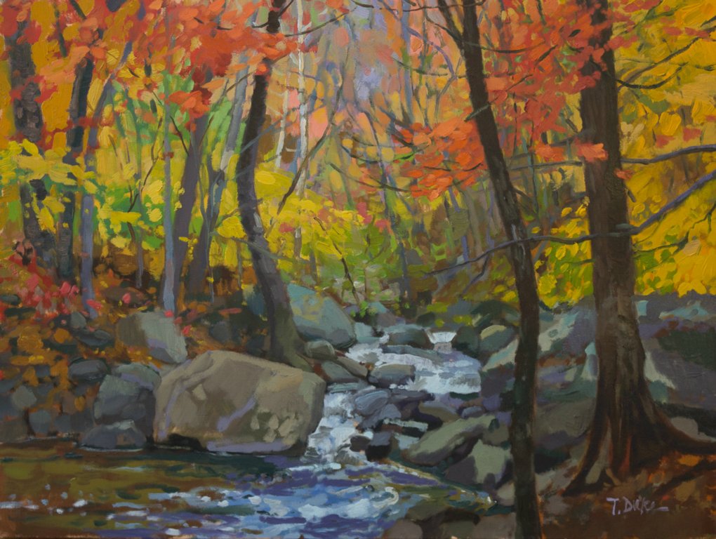 Along the White Oak Canyon Trail18" x 24"Oil on linen