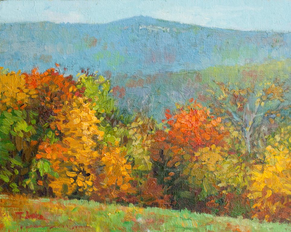 High Point8" x 10"Oil on board