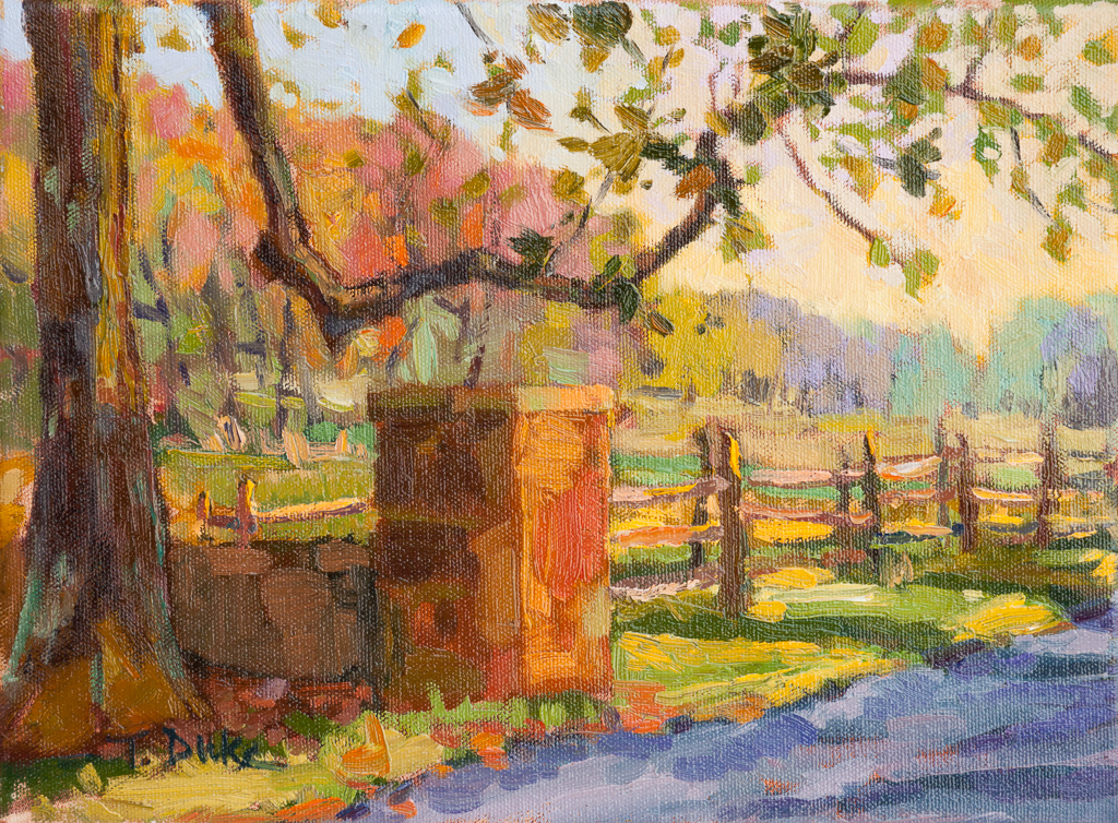 Stone Entrance9" x 12"Oil on canvas
