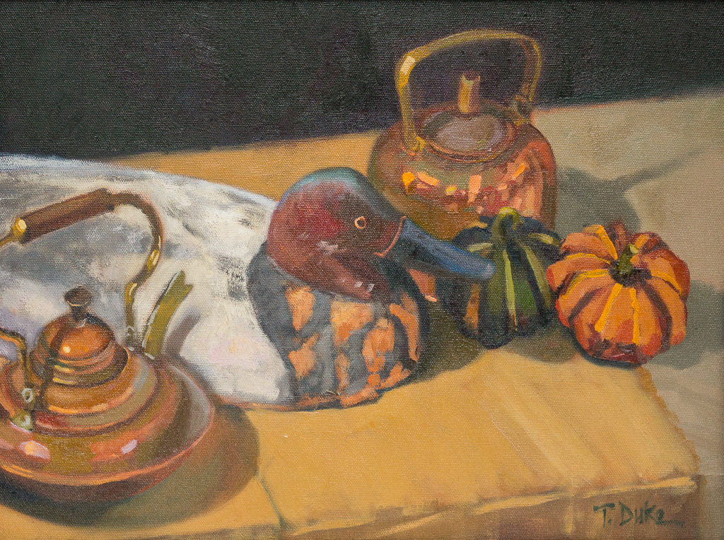 Decoy11" x 14"Oil on canvas
