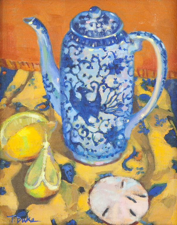 A Nod to Japonisme9" x 12"Oil on panel