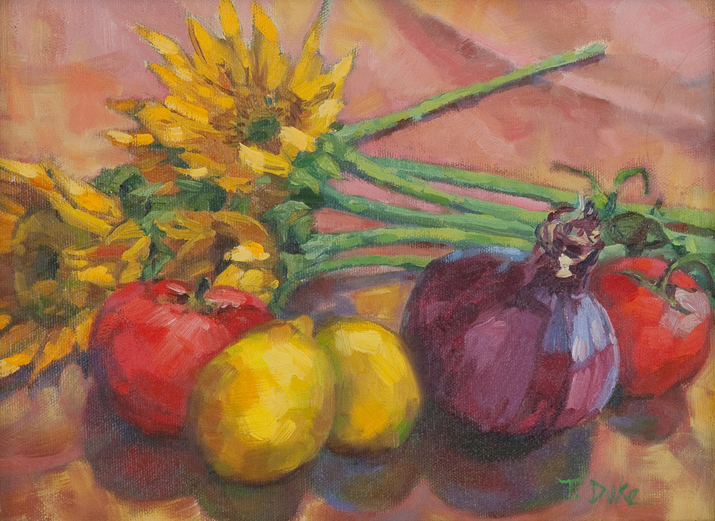 Summer Spread11" x 14"Oil on canvas